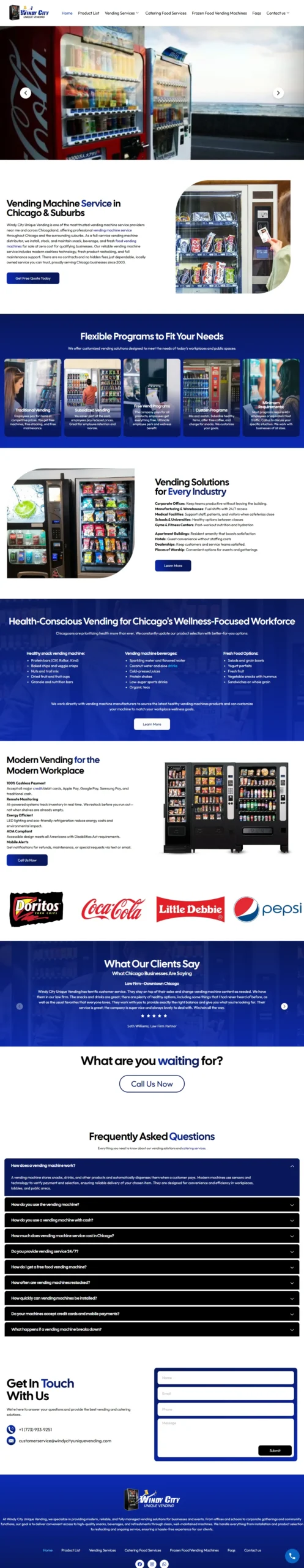 Website Design & Local SEO​ client website
