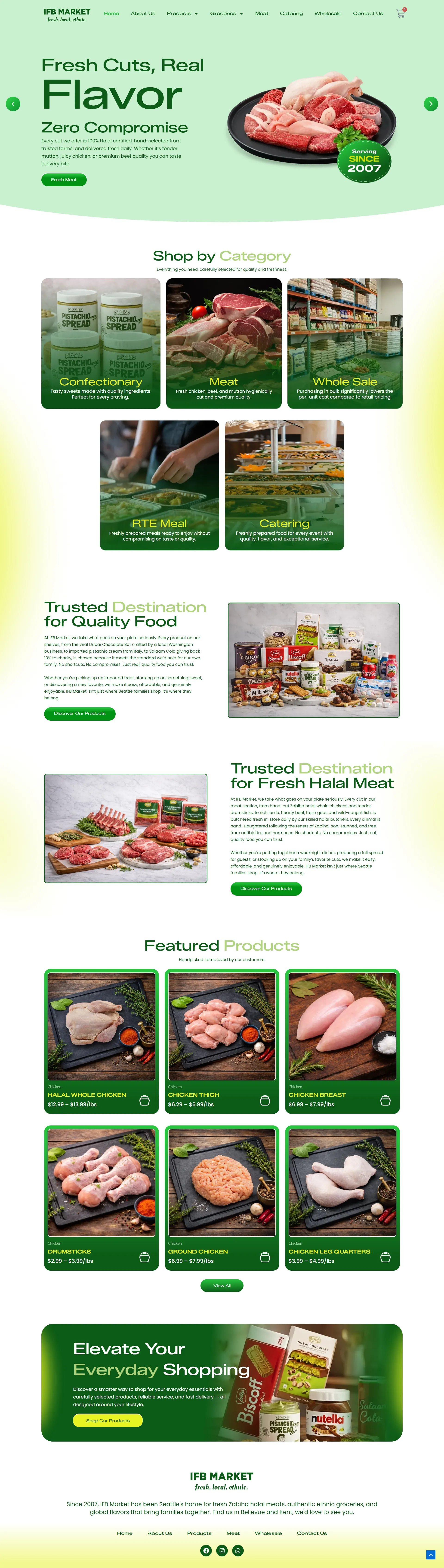 Tablet website preview